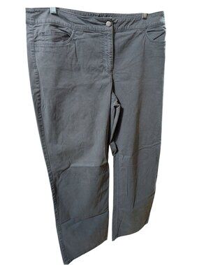 Eileen Fisher Womens Gray Pants Size L Casual Straight Leg